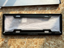 Load image into Gallery viewer, cundasuboca License plate frame, matte black aluminum license plate cover