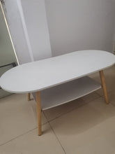 Load image into Gallery viewer, UHOME Table, round edged table, wooden edged table, living room small table