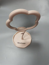 Load image into Gallery viewer, RetroGazes Mirrors, flexible gooseneck bamboo makeup mirror, desktop mirror