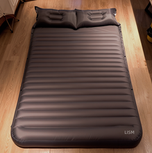 Load image into Gallery viewer, LISM Camping mattresses,Double layer sleeping pad -2 person special ultra thick inflatable air cushion, with pillow and built-in foot pump inflatable sleeping pad