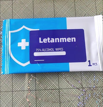 Load image into Gallery viewer, Letanmen Disposable sanitizing wipes ,75% alcohol - disposable, high-quality, odorless