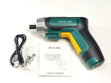 Load image into Gallery viewer, HUAI ZHI Electric screwdriver, variable speed electric drill, metal drilling