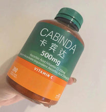 Load image into Gallery viewer, CABINDA Vitamins, Immune Vitamin C, Zero Sugar, Natural Orange Flavor, 300 Chewable Tablets