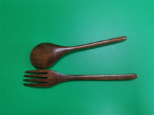 Load image into Gallery viewer, YNDTTYT Kitchen ladles,cooking utensils, natural teak wooden spoon