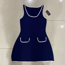 Load image into Gallery viewer, Zidade Dresses,sleeveless mini dress casual loose round neck