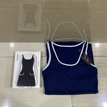 Load image into Gallery viewer, Zidade Dresses,sleeveless mini dress casual loose round neck