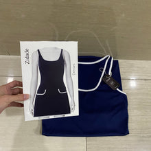 Load image into Gallery viewer, Zidade Dresses,sleeveless mini dress casual loose round neck