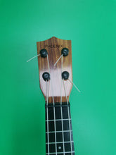 Load image into Gallery viewer, PHOENIX Ukuleles,finger dance instrument, mahogany black path ukuleles, brown
