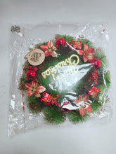Load image into Gallery viewer, Festive Garlands incorporating lights,Battery powered Christmas wreath hanging decorations