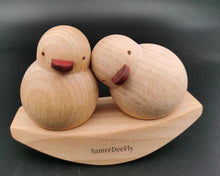 Load image into Gallery viewer, SamreDeeFly Wooden artworks,wooden hand carved wooden animal statues, sculpture art decoration