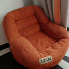 Load image into Gallery viewer, LISM Lounge furniture,Comfortable corduroy large Bean Bag chair, suitable for bedrooms, living rooms, lazy sofas, with padding