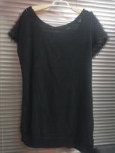 Load image into Gallery viewer, HUORUYK Ladies evening dress, short sleeved evening dress, black