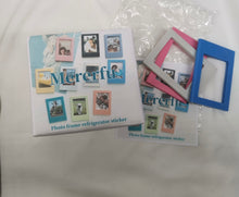 Load image into Gallery viewer, Mererfu 10 Pcs Magnetic Photo Frame Refrigerator Stickers - Colorful Mini Picture Holders for Fridge, Locker, Whiteboard
