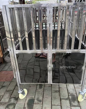 Load image into Gallery viewer, HOOYEAH Metal Poultry Cages, stainless steel material, with door lock design
