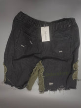 Load image into Gallery viewer, Odoodem Jeans, men's shorts, casual denim, elastic slim fit, washed with holes