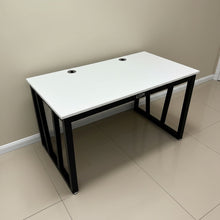 Load image into Gallery viewer, LISM Office tables,Modern minimalist dual hole wired office desk