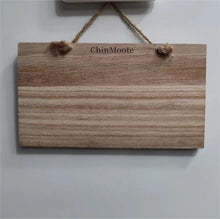 Load image into Gallery viewer, ChinMoote Wooden signboard, solid wood structure, easy to hang