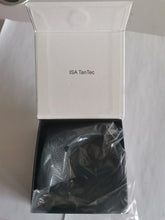 Load image into Gallery viewer, ISA TanTec Leather cloth, soft synthetic black synthetic fabric material, used for DIY crafts, etc