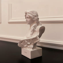 Load image into Gallery viewer, LISM Busts of wood, wax, plaster or plastic,Gypsum Piano Female Bust
