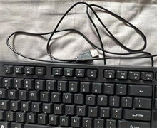 Load image into Gallery viewer, colaolge Wired computer keyboard, compatible with laptop/desktop/USB keyboard