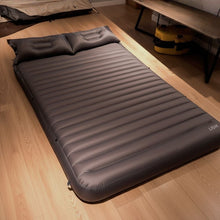 Load image into Gallery viewer, LISM Camping mattresses,Double layer sleeping pad -2 person special ultra thick inflatable air cushion, with pillow and built-in foot pump inflatable sleeping pad