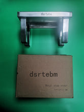 Load image into Gallery viewer, dsrtebm Metal step stool,With anti slip rubber platform and chrome plated stool