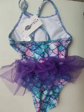 Load image into Gallery viewer, Woomaios swimsuit, women's elegant sports one piece swimsuit, printed skirt swimsuit