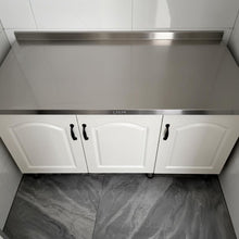 Load image into Gallery viewer, LISM Kitchen cabinets,Household easy assembly stainless steel countertop kitchen cabinet