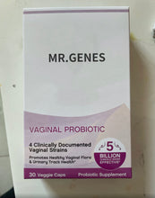 Load image into Gallery viewer, MR.GENES Female probiotic supplement, containing organic probiotics, digestive and immune, vaginal and urine health