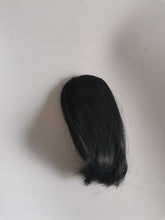 Load image into Gallery viewer, YONICO Wigs, black wig, short straight synthetic wig