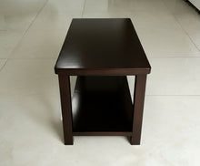 Load image into Gallery viewer, LISM Tea tables,Simple living room storage deep brown double layered tea table