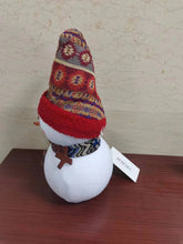 Load image into Gallery viewer, RUDFDEC Snowman dolls, plush filled cute and soft snowman toy jewelry