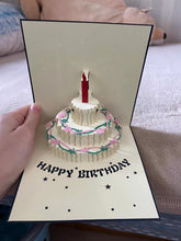 Load image into Gallery viewer, BTIOOORRR birthday card, cake card, birthday pop-up card