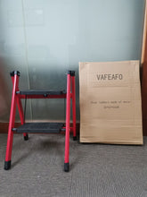 Load image into Gallery viewer, VAFEAFO Step ladders made of metal, foldable step stool with armrest, portable