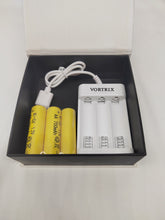Load image into Gallery viewer, VORTRIX Chargers for batteries, Basic Charger for Rechargeable Batteries