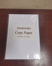Load image into Gallery viewer, Stankeloko copy paper is perfect for copying, printing, and writing