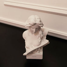 Load image into Gallery viewer, LISM Busts of wood, wax, plaster or plastic,Gypsum Piano Female Bust