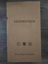 Load image into Gallery viewer, ZGZDWZYQYA Power socket, power strip with 4 sockets, suitable for home, office and travel