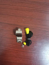 Load image into Gallery viewer, LISM Sports whistle,Stainless steel strap rope whistle, loud 
