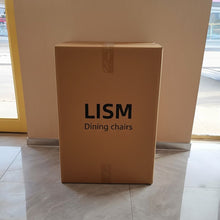 Load image into Gallery viewer, LISM Dining chairs,Black dining chair, modern curved backrest dining chair, suitable for kitchen and living room