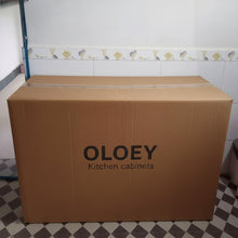 Load image into Gallery viewer, OLOEY Kitchen cabinets,Wooden fashionable Kitchen cabinets