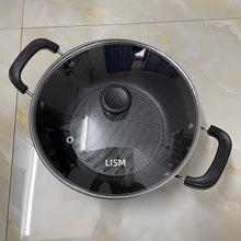 Load image into Gallery viewer, LISM Stew pot, non stick pot with lid, PFOA free, kitchen pot, electromagnetic pot