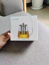 Load image into Gallery viewer, LISM Large teapot, glass teapot, stainless steel detachable