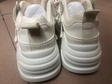 Load image into Gallery viewer, EOXHFNLC Women's shoes, women's breathable mesh tennis sports tie up, fashionable walking comfort, lightweight running white