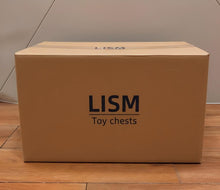 Load image into Gallery viewer, LISM Toy chests,Large capacity dust-proof storage box with wheels for children's toys