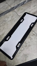 Load image into Gallery viewer, XRNewR License plate holder, matte black aluminum license plate cover