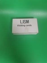 Load image into Gallery viewer, LISM business card,Thick Paper - Blank Heavy duty Cover Business Card