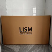 Load image into Gallery viewer, LISM Kitchen cabinets,Household easy assembly stainless steel countertop kitchen cabinet