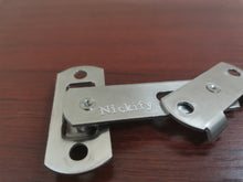Load image into Gallery viewer, Nickify Metal latch, can be used for dual door and window closet drawers, stainless steel