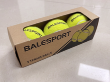 Load image into Gallery viewer, BALESPORT Professional Training Tennis Balls, High Elasticity Durable Felt Tennis Balls for Beginner & Intermediate Players, Ideal for Court Practice, 3 Pack